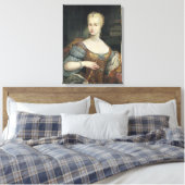 Portret van de vrouw van Pietro Leopoldo di Lorena Canvas Afdruk (Insitu (Slaapkamer))
