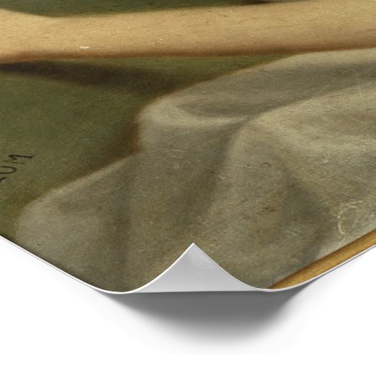 Portret van de weduwnaar Constanze Mozart, 1802 Poster (Hoek)