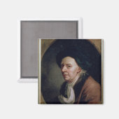 Portret van de wiskundige Leonard Euler Magneet (Voorkant / Achterkant)