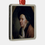 Portret van de wiskundige Leonard Euler Metalen Ornament (Rechts)