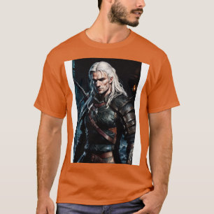 Portret van de Witcher T-shirt