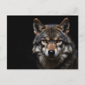 Portret van de wolf briefkaart (Voorkant)