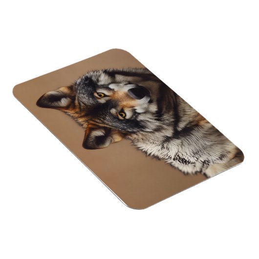 Portret van de wolf magneet (Rechterzijde)