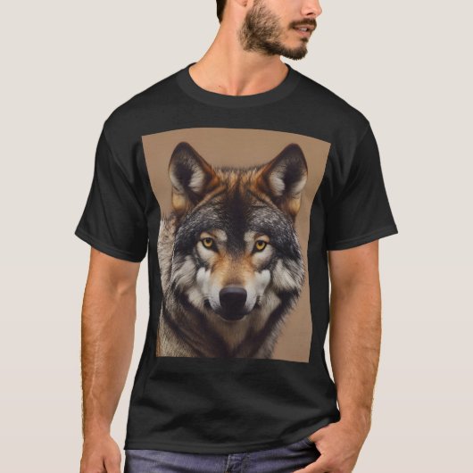 Portret van de wolf t-shirt (Voorkant)