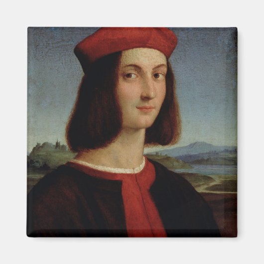 Portret van de Young Pietro Bembo, 1504-6 Magneet (Voorkant)