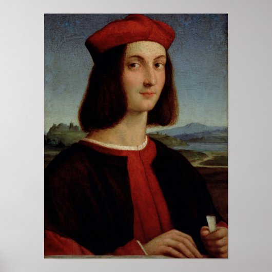 Portret van de Young Pietro Bembo, 1504-6 Poster (Voorkant)