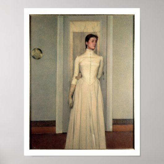 Portret van de zus van de kunstenaar, Marguerite K Poster (Voorkant)