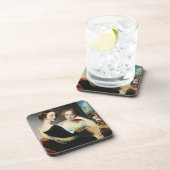 Portret van de zussen van McEuen na 1823 Bier Onderzetter (Rechterzijde)