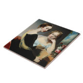 Portret van de zussen van McEuen na 1823 Tegeltje (Zijkant)