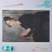 Portret van Dedie, Modigliani Tissuepapier (Craft)