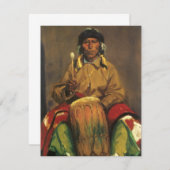 Portret van Dieguito Roybal door Robert Henri (Voorkant / Achterkant)