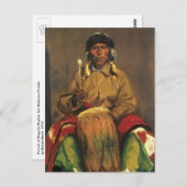 Portret van Dieguito Roybal door Robert Henri Briefkaart (Voorkant / Achterkant)