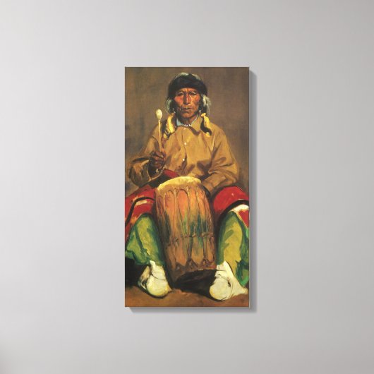 Portret van Dieguito Roybal door Robert Henri Canvas Afdruk (Voorkant)