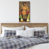 Portret van Dieguito Roybal door Robert Henri Canvas Afdruk (Insitu (Slaapkamer))