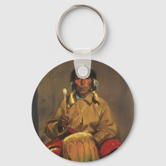 Portret van Dieguito Roybal door Robert Henri Sleutelhanger (Voorkant)