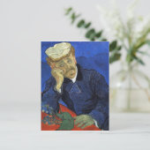 Portret van Doctor Gachet door Van Gogh Briefkaart (Staand voorkant)
