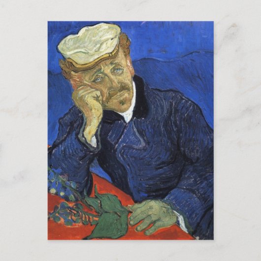 Portret van Doctor Gachet door Van Gogh Briefkaart (Voorkant)