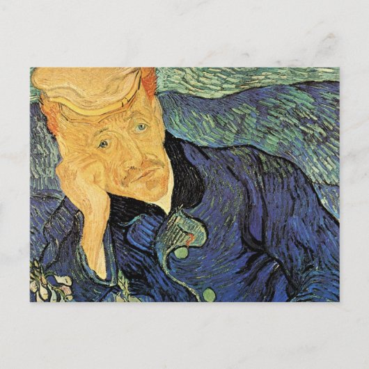 Portret van Doctor Gachet door Vincent van Gogh Briefkaart (Voorkant)