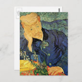 Portret van Doctor Gachet door Vincent van Gogh Briefkaart (Voorkant / Achterkant)