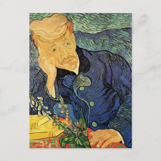 Portret van Doctor Gachet door Vincent van Gogh Briefkaart (Voorkant)