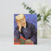 Portret van Doctor Gachet door Vincent van Gogh Briefkaart (Staand voorkant)