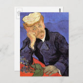 Portret van Doctor Gachet door Vincent van Gogh Briefkaart (Voorkant / Achterkant)