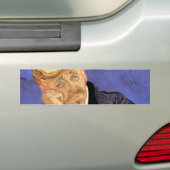 Portret van Doctor Gachet door Vincent van Gogh Bumpersticker (Op auto)