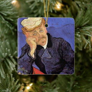 Portret van Doctor Gachet door Vincent van Gogh Keramisch Ornament