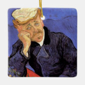 Portret van Doctor Gachet door Vincent van Gogh Keramisch Ornament (Voorkant)
