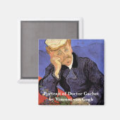 Portret van Doctor Gachet door Vincent van Gogh Magneet (Voorkant / Achterkant)