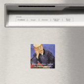 Portret van Doctor Gachet door Vincent van Gogh Magneet (Insitu (Vaatwasser))