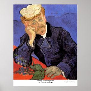 Portret van Doctor Gachet door Vincent van Gogh Poster