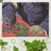 Portret van Doctor Gachet door Vincent van Gogh Theedoek (Gevouwen)