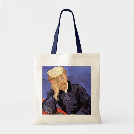 Portret van Doctor Gachet door Vincent van Gogh Tote Bag (Voorkant)