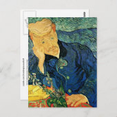 Portret van Doctor Gachet, Van Gogh Fine Art Briefkaart (Voorkant / Achterkant)