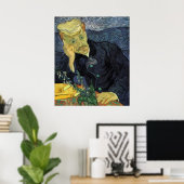 Portret van Doctor Gachet, Vincent van Gogh Poster (Thuiskantoor)
