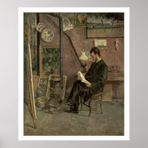 Portret van Doctor Martinez, 1878 (olie op doek) Poster