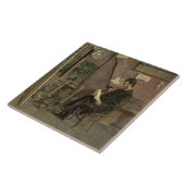 Portret van Doctor Martinez, 1878 (olie op doek) Tegeltje (Zijkant)