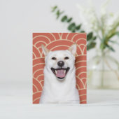 Portret van Dog 3 Briefkaart (Staand voorkant)