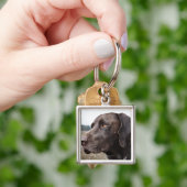 Portret van Dog, Houston, Texas, VS Sleutelhanger (Hand)