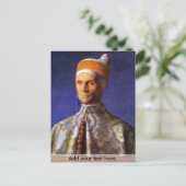 Portret van Dogen Leonardo Loredan van Bellini Briefkaart (Staand voorkant)