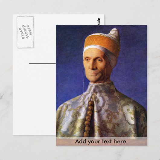 Portret van Dogen Leonardo Loredan van Bellini Briefkaart (Voorkant / Achterkant)