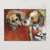 Portret van Dogs Suzanne Valadon Briefkaart (Voorkant)