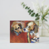 Portret van Dogs Suzanne Valadon Briefkaart (Staand voorkant)