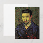 Portret van dokter Felix Rey door Vincent van Gogh (Voorkant / Achterkant)