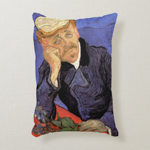 Portret van dokter Gachet door Vincent van Gogh Accent Kussen