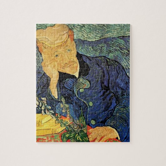 Portret van dokter Gachet door Vincent van Gogh Legpuzzel (Verticaal)