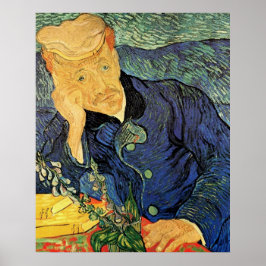 Portret van dokter Gachet door Vincent van Gogh Poster