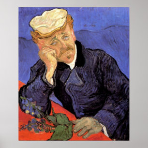 Portret van dokter Gachet door Vincent van Gogh Poster