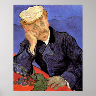 Portret van dokter Gachet door Vincent van Gogh Poster